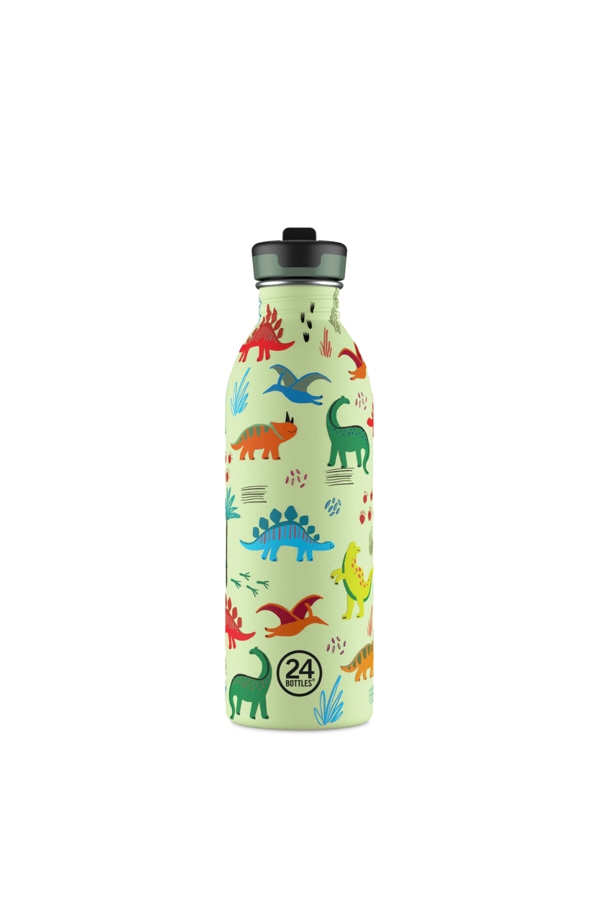 Kids Bottle Jurassic Friends Pipetli Paslanmaz Çelik Çocuk Su Matarası 500 ml