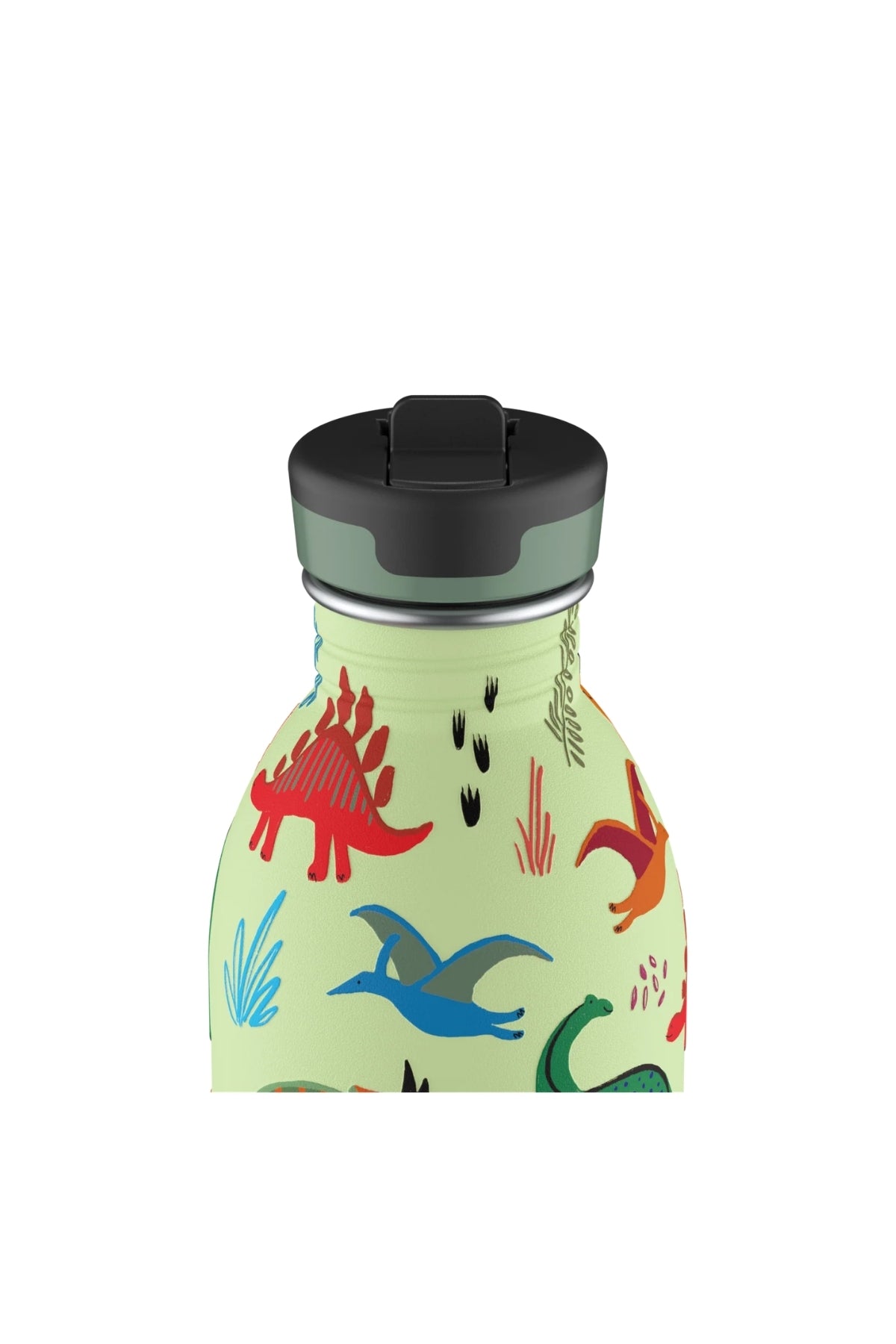 Kids Bottle Jurassic Friends Pipetli Paslanmaz Çelik Çocuk Su Matarası 500 ml