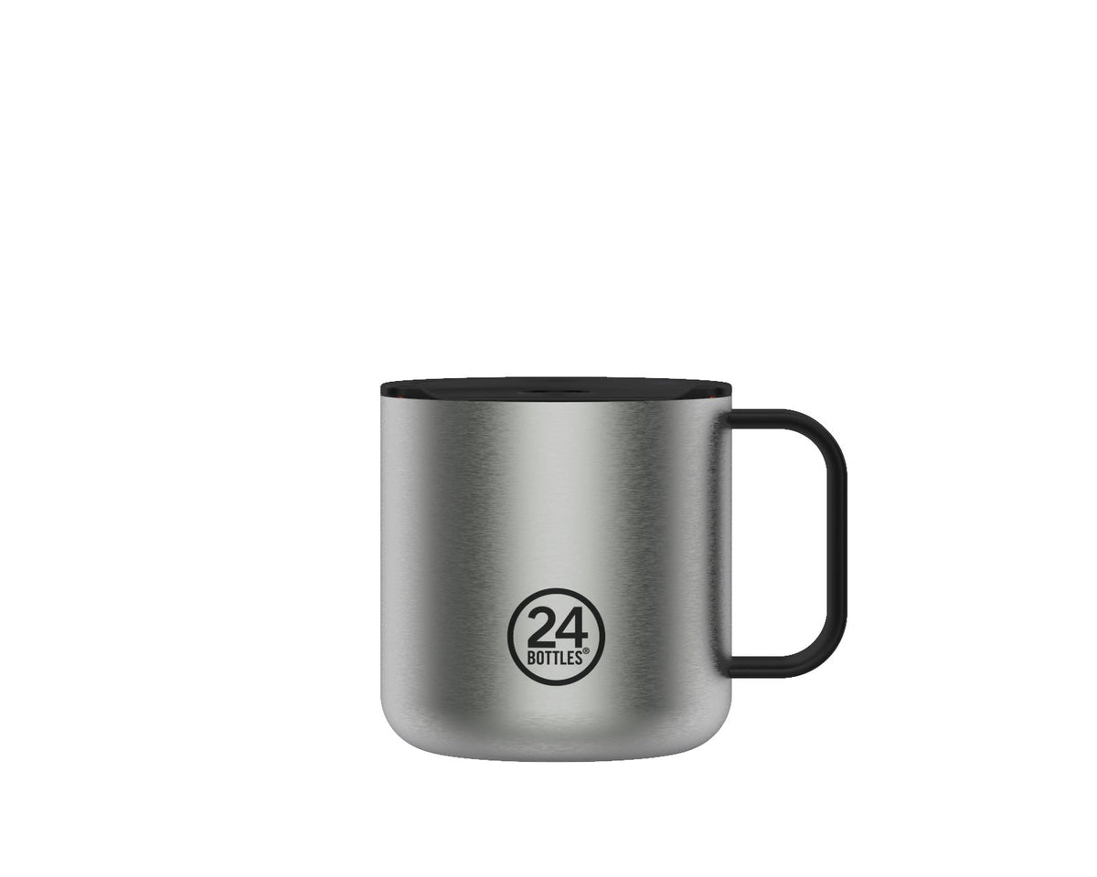 Casa Mug Brushed Steel Paslanmaz Çelik Kupa 340 ml