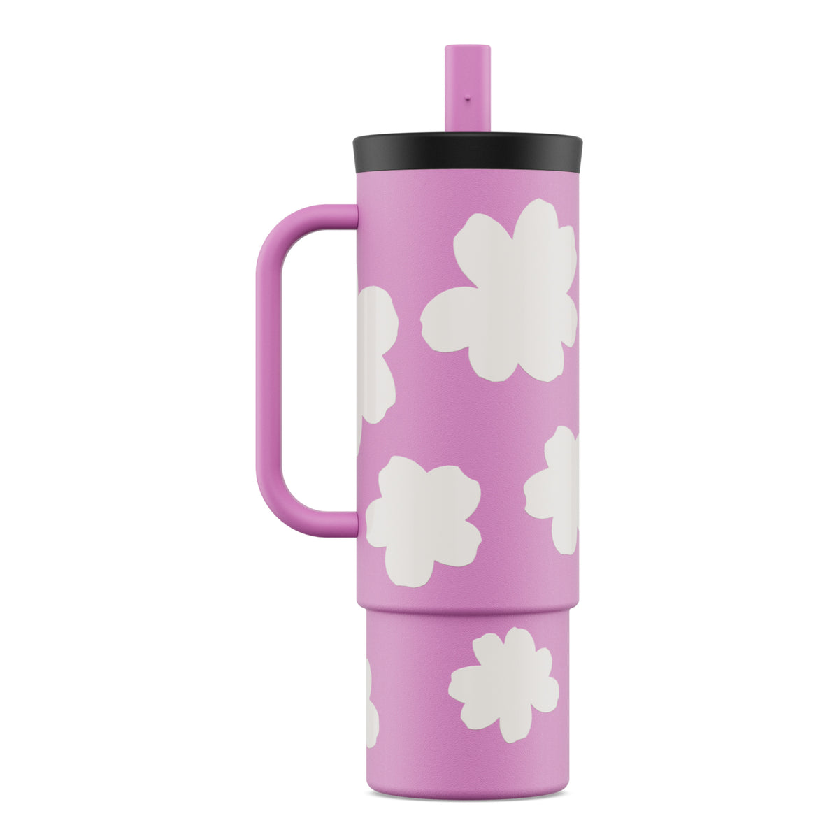 Straw Cup Daydreaming Pink Pipetli Paslanmaz Çelik Termos 800 ml