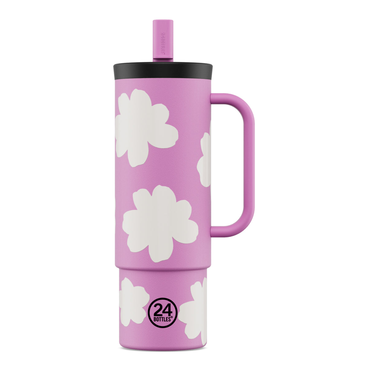 Straw Cup Daydreaming Pink Pipetli Paslanmaz Çelik Termos 800 ml