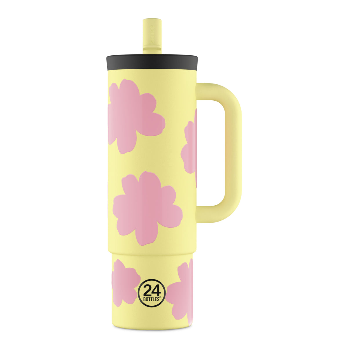 Straw Cup Daydreaming Yellow Pipetli Paslanmaz Çelik Termos 800 ml