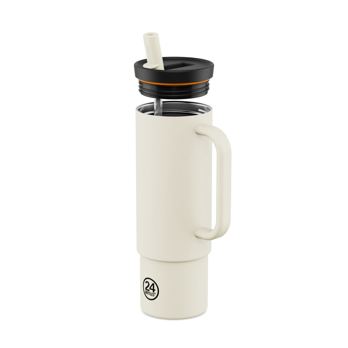 Straw Cup Cotton Pipetli Paslanmaz Çelik Termos 800 ml