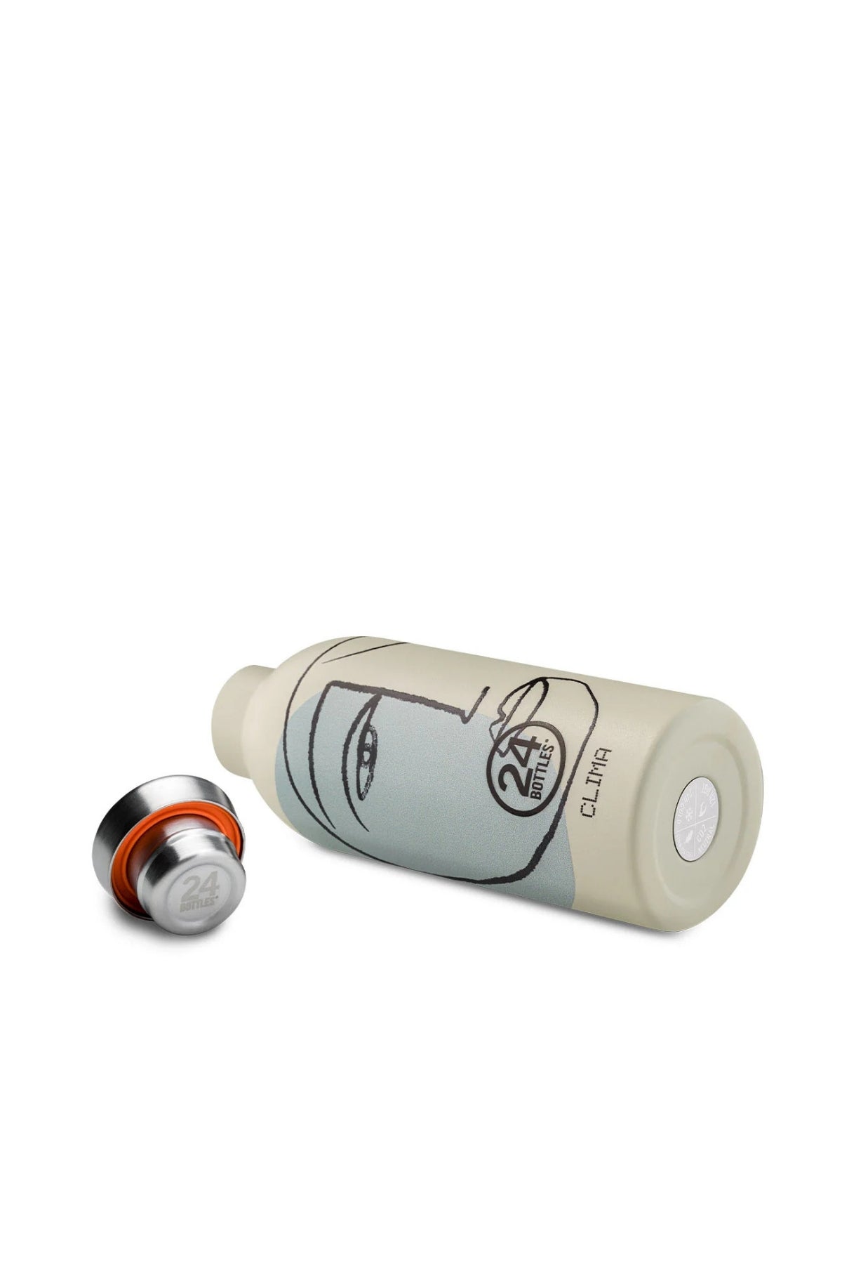 Clima Bottle White Calypso Paslanmaz Çelik Termos 500 ml