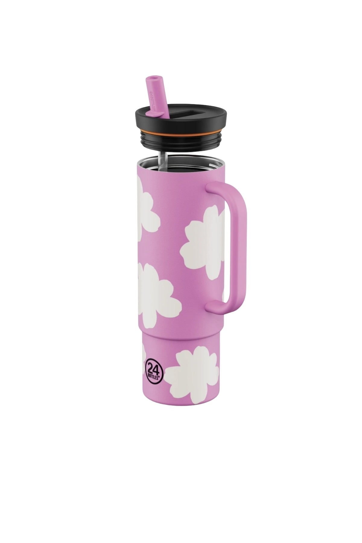 Straw Cup Daydreaming Pink Pipetli Paslanmaz Çelik Termos 800 ml