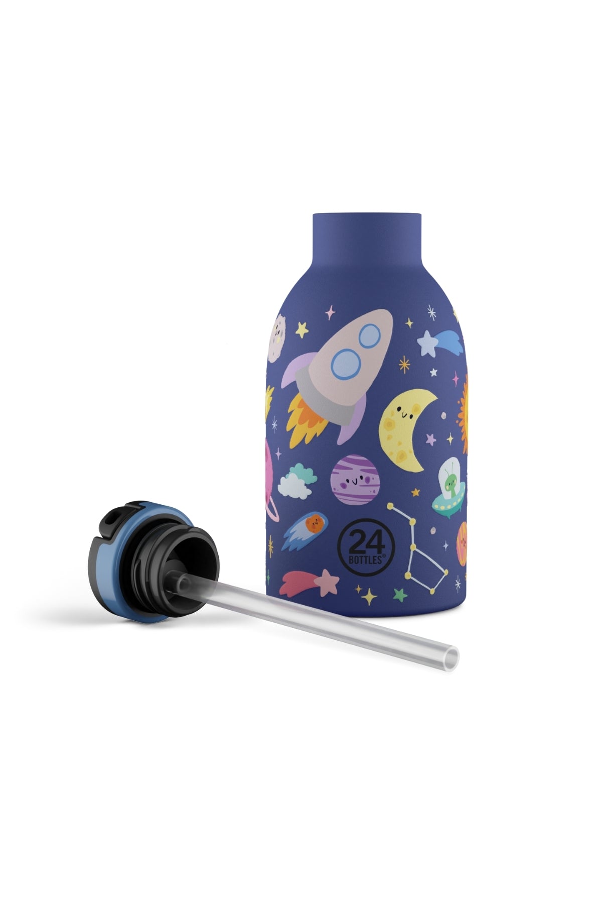 Clima Bottle Space Friends Pipetli Paslanmaz Çelik Termos 330 ml