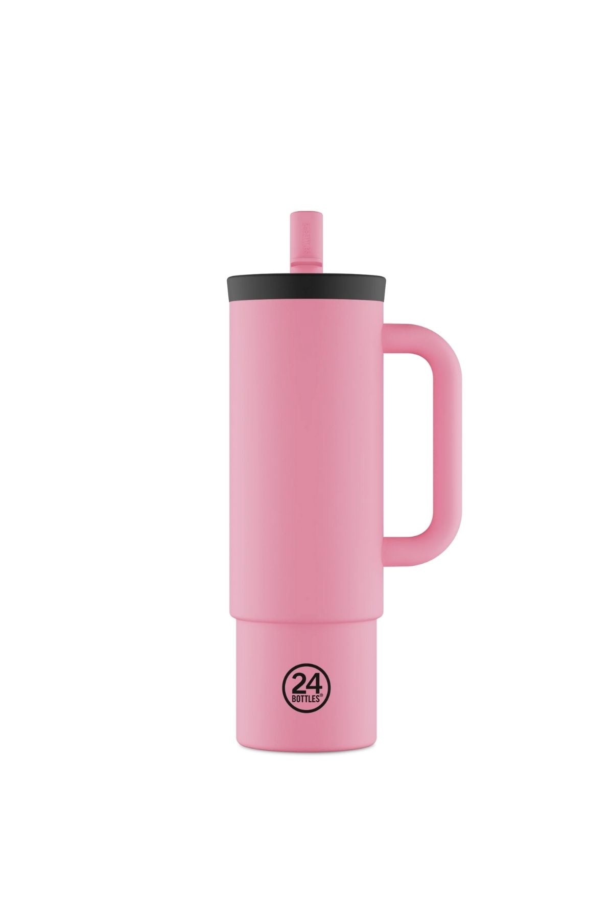 Straw Cup Flamingo Pipetli Paslanmaz Çelik Termos 800 ml