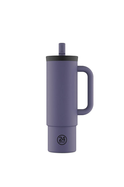 Straw Cup Dusk Pipetli Paslanmaz Çelik Termos 800 ml