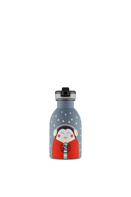 Kids Bottle Happy Penguin Paslanmaz Çelik Çocuk Su Matarası 250 ml