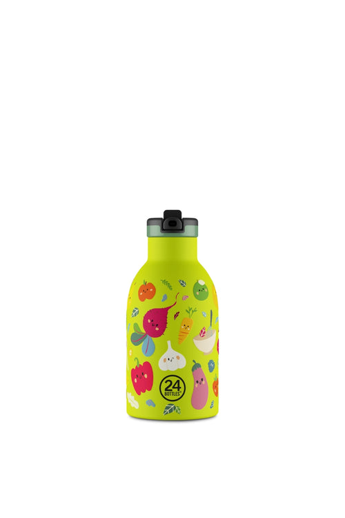 Clima Bottle Veggie Friends Pipetli Paslanmaz Çelik Termos 330 ml