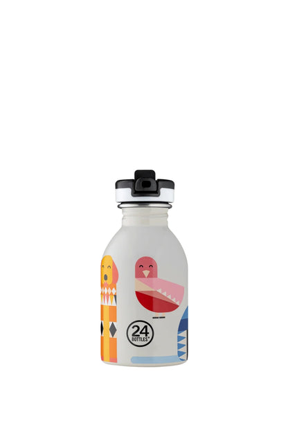 Kids Bottle Best Friends Pipetli Paslanmaz Çelik Çocuk Su Matarası 250 ml