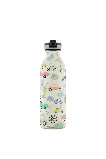 Kids Bottle Adventure Friend Pipetli Paslanmaz Çelik Çocuk Su Matarası 500 ml