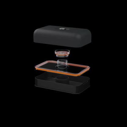 Lunch Box Tuxedo Black Yemek Kabı