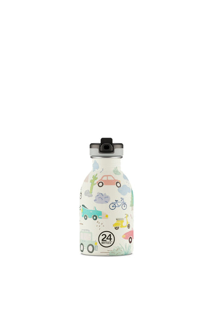 Kids Bottle Adventure Friends Paslanmaz Çelik Çocuk Su Matarası 250 ml