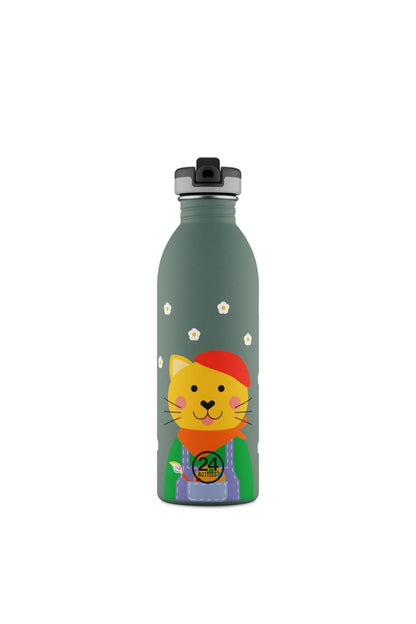 Kids Bottle Smart Cat Paslanmaz Çelik Çocuk Su Matarası 500 ml