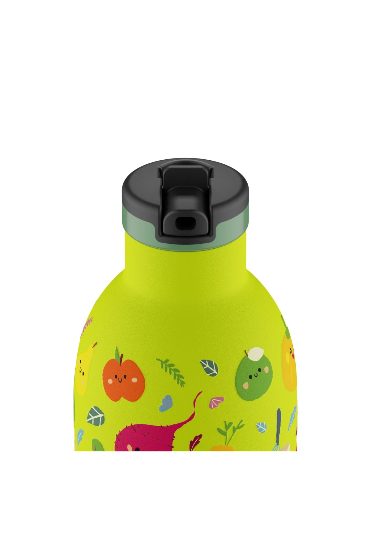 Clima Bottle Veggie Friends Pipetli Paslanmaz Çelik Termos 330 ml