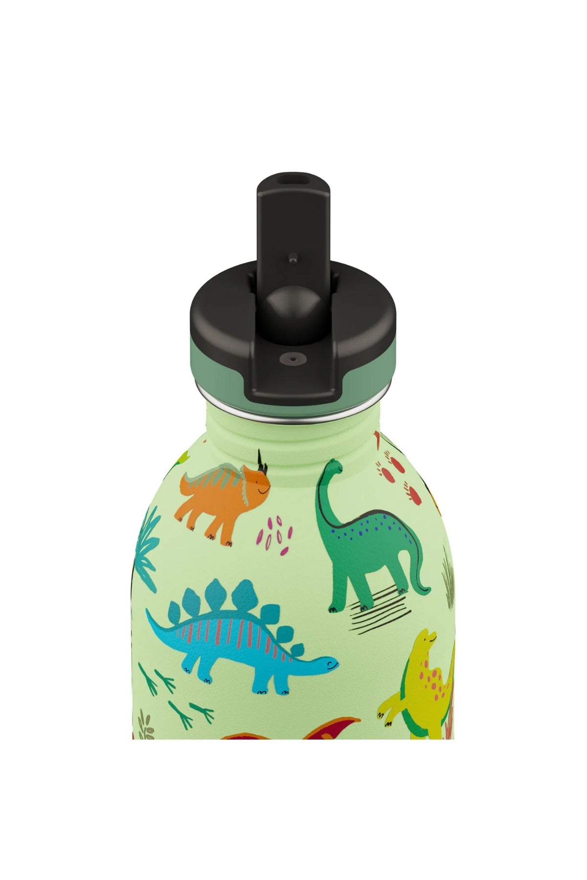 Kids Bottle Jurassic Friends Pipetli Paslanmaz Çelik Çocuk Su Matarası 250 ml