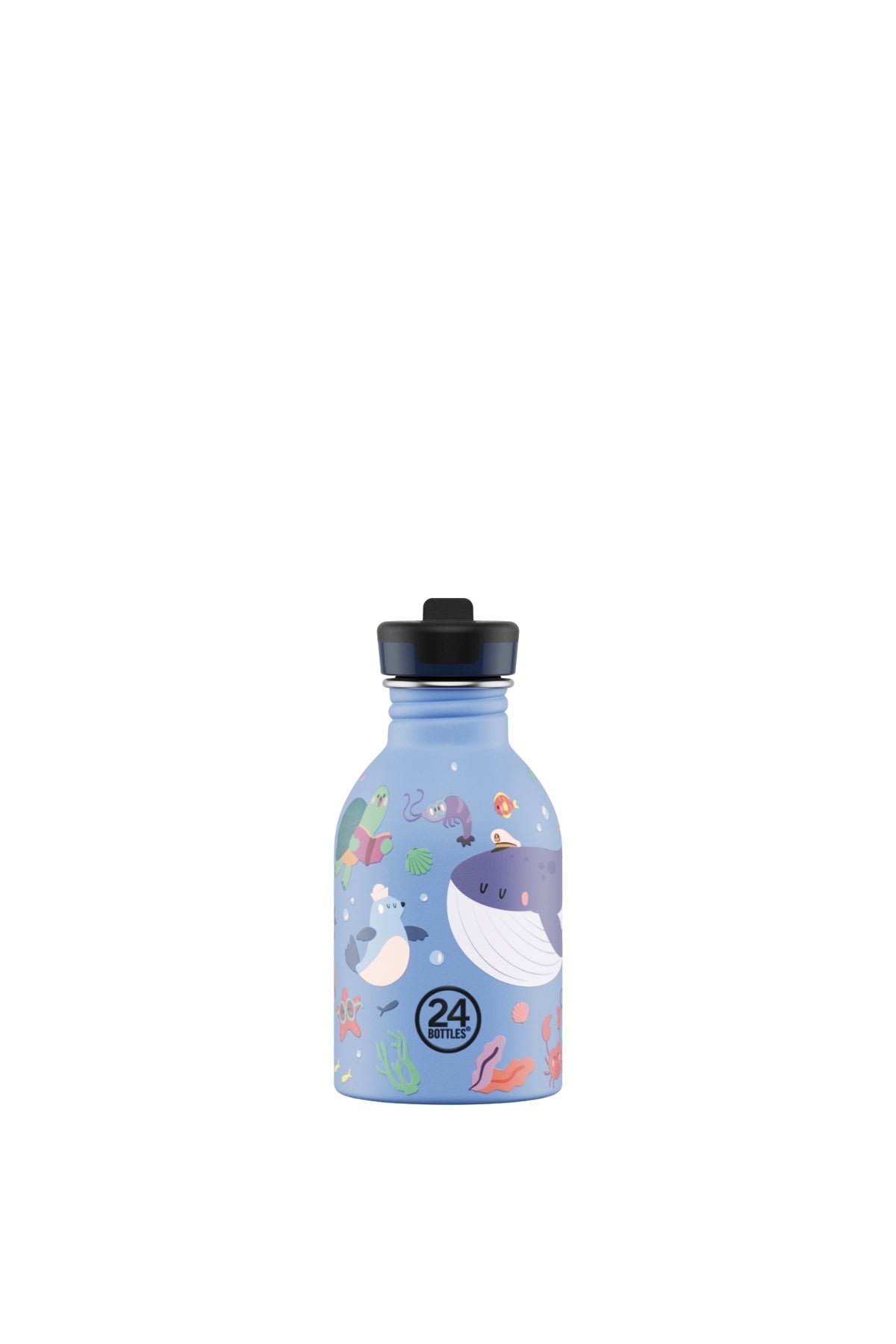 Kids Bottle Ocean Friends Paslanmaz Çelik Çocuk Su Matarası 250 ml