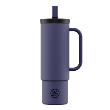 Straw Cup Dusk Pipetli Paslanmaz Çelik Termos 800 ml