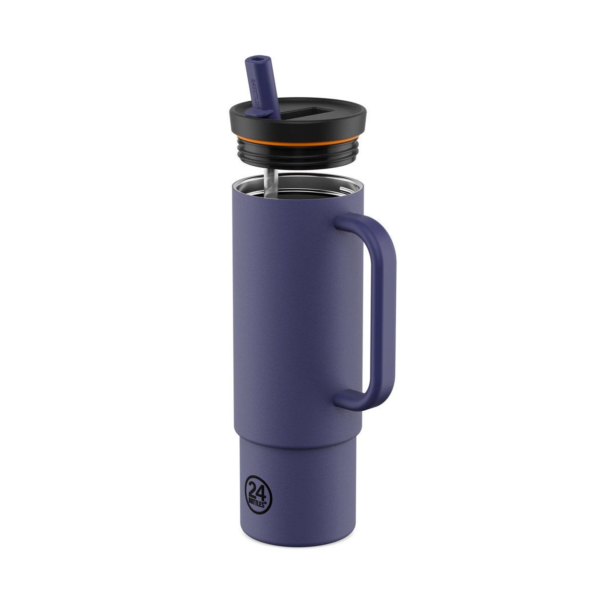 Straw Cup Dusk Pipetli Paslanmaz Çelik Termos 800 ml