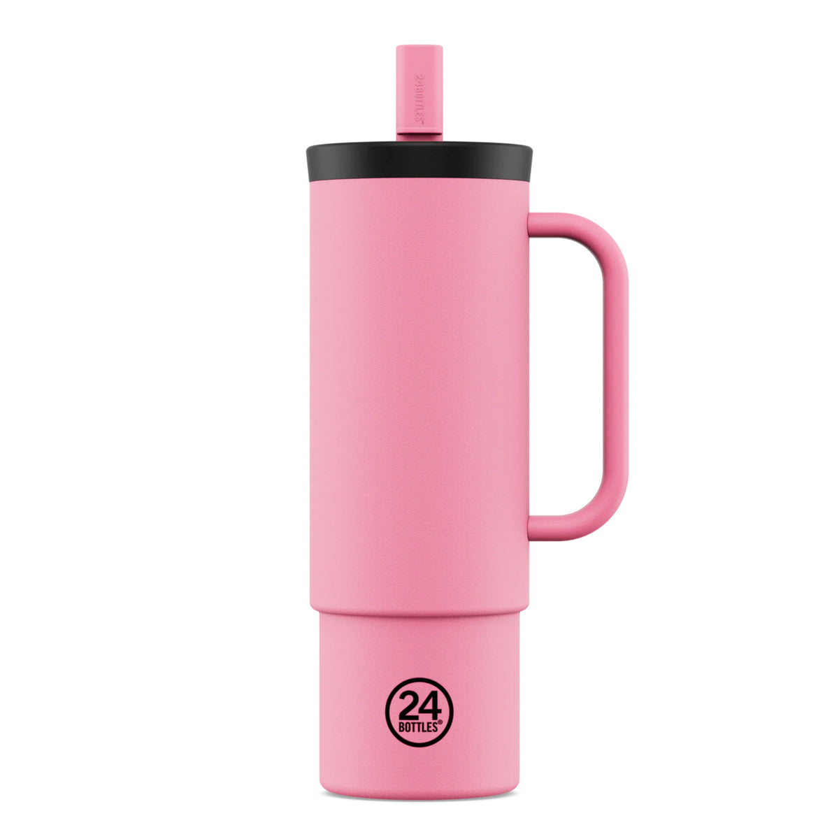 Straw Cup Flamingo Pipetli Paslanmaz Çelik Termos 800 ml