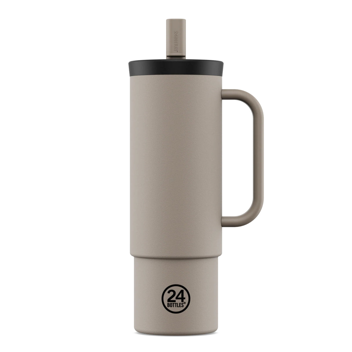 Straw Cup Linen Pipetli Paslanmaz Çelik Termos 800 ml