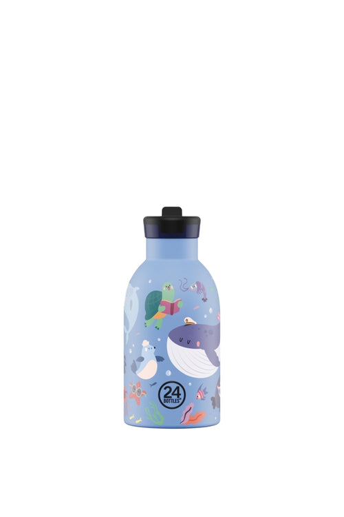 Clima Bottle Ocean Friends Pipetli Paslanmaz Çelik Termos 330 ml