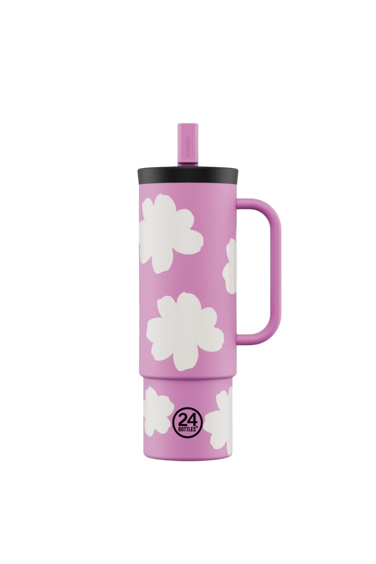 Straw Cup Daydreaming Pink Pipetli Paslanmaz Çelik Termos 800 ml