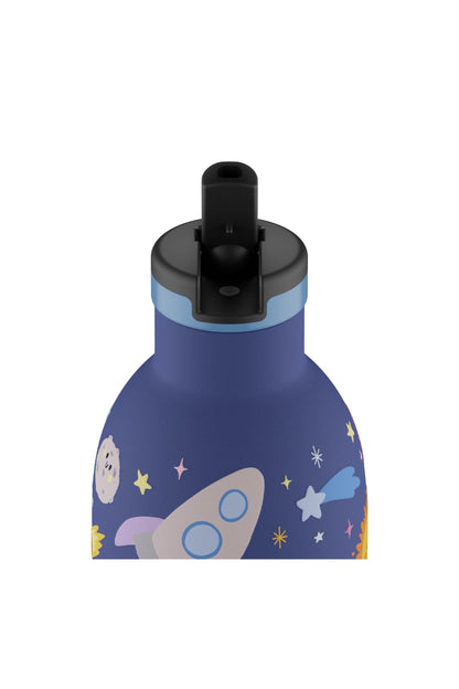 Clima Bottle Space Friends Pipetli Paslanmaz Çelik Termos 330 ml