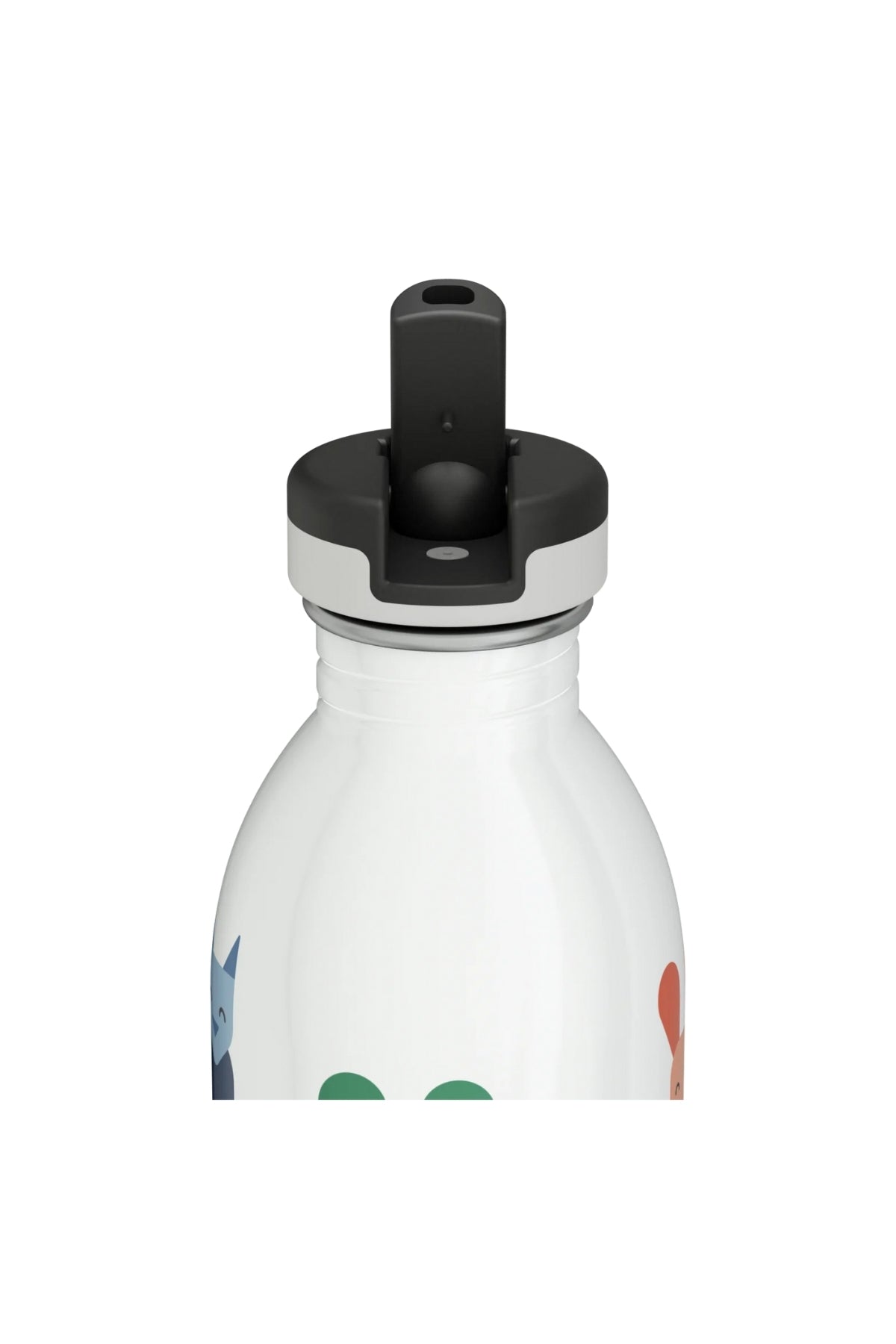 Kids Bottle Best Friends Pipetli Paslanmaz Çelik Çocuk Su Matarası 500 ml