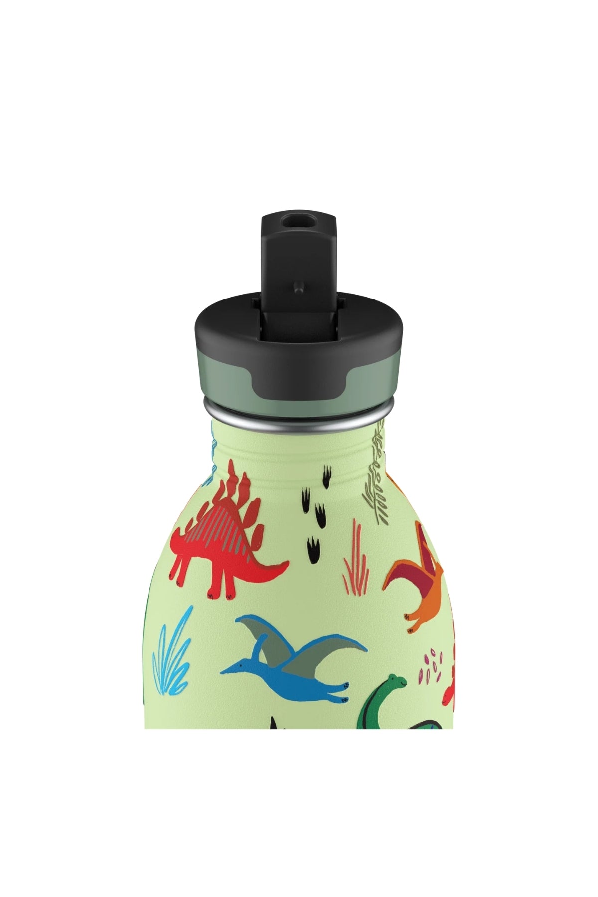 Kids Bottle Jurassic Friends Pipetli Paslanmaz Çelik Çocuk Su Matarası 500 ml