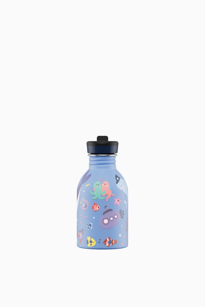 Kids Bottle Ocean Friends Paslanmaz Çelik Çocuk Su Matarası 250 ml
