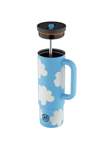 Straw Cup Daydreaming Pipetli Paslanmaz Çelik Termos 800 ml