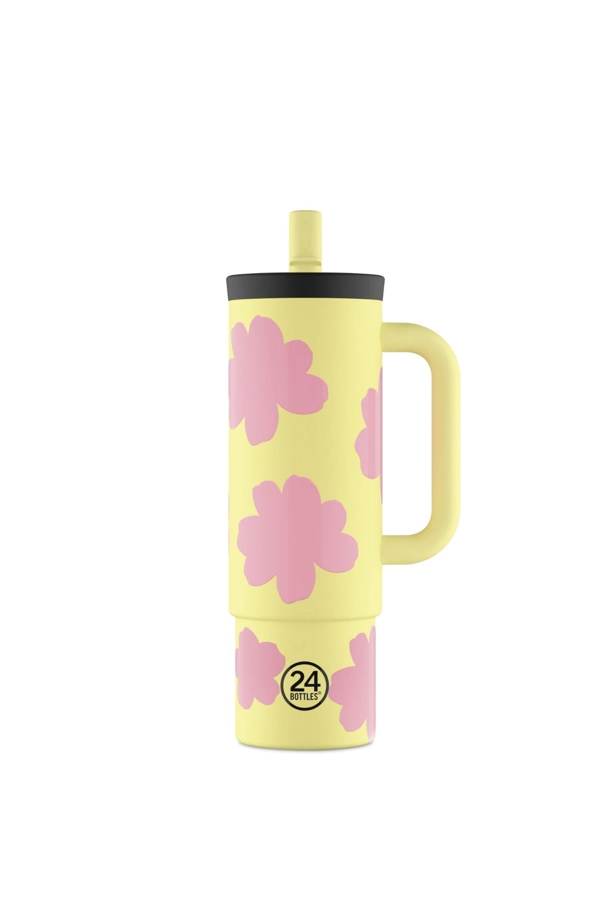 Straw Cup Daydreaming Yellow Pipetli Paslanmaz Çelik Termos 800 ml