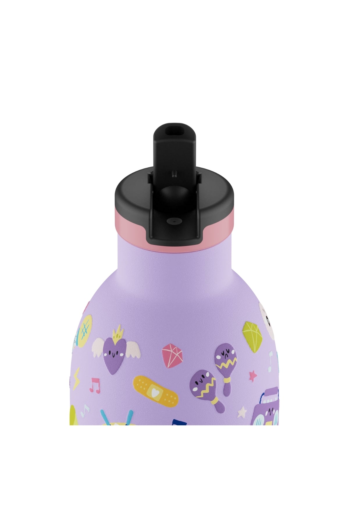 Clima Bottle Music Friends Pipetli Paslanmaz Çelik Termos 330 ml
