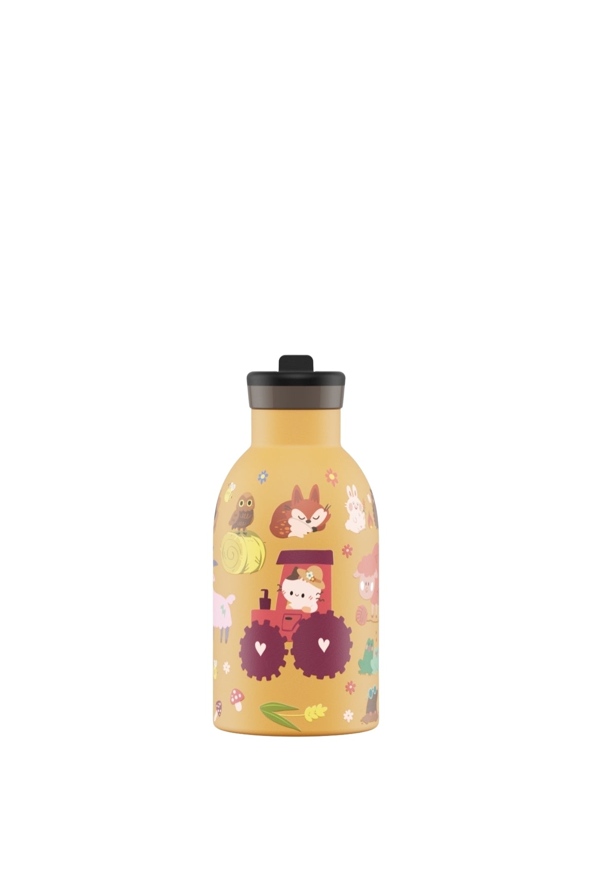 Clima Bottle Farm Friends Pipetli Paslanmaz Çelik Termos 330 ml