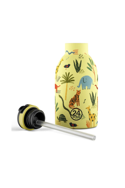 Clima Bottle Jungle Friends Pipetli Paslanmaz Çelik Termos 330 ml