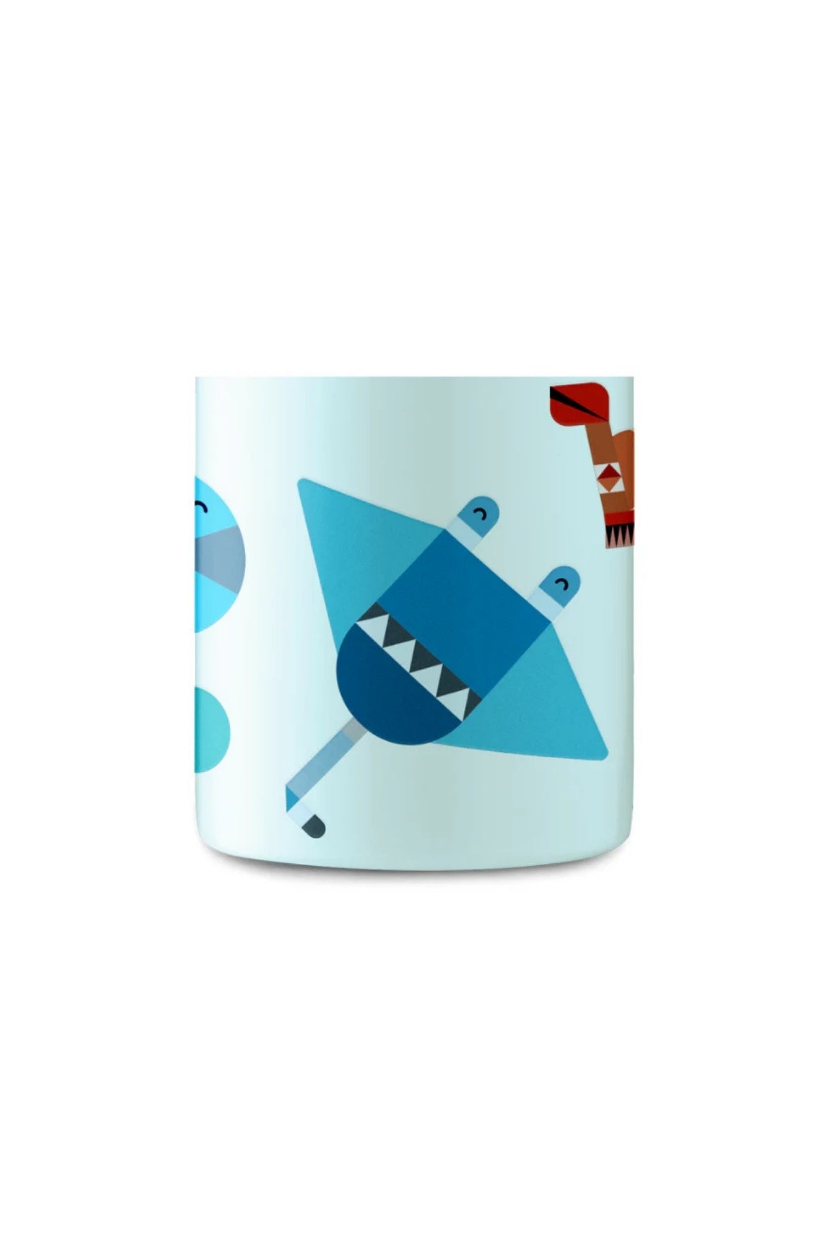 Kids Bottle Sea Friends Pipetli Paslanmaz Çelik Çocuk Su Matarası 250 ml
