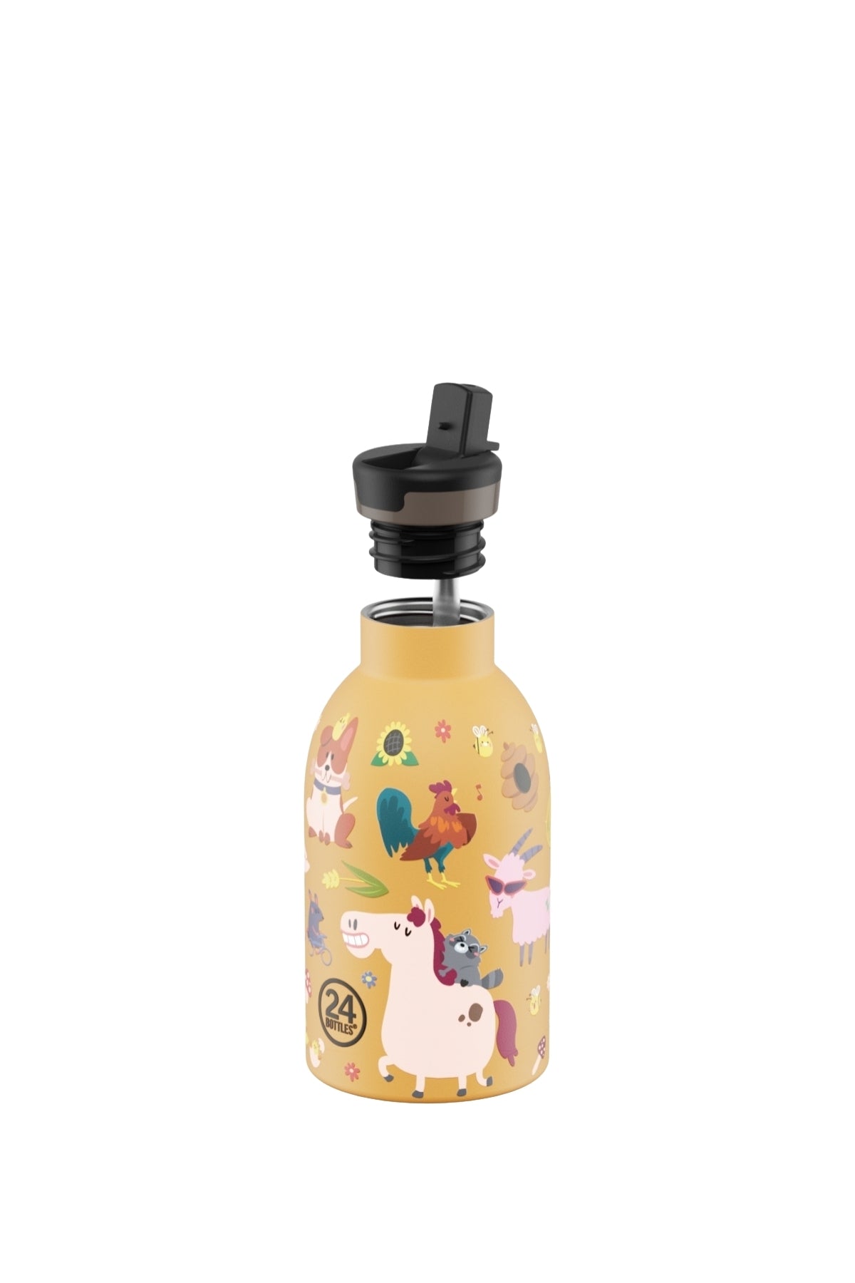 Clima Bottle Farm Friends Pipetli Paslanmaz Çelik Termos 330 ml