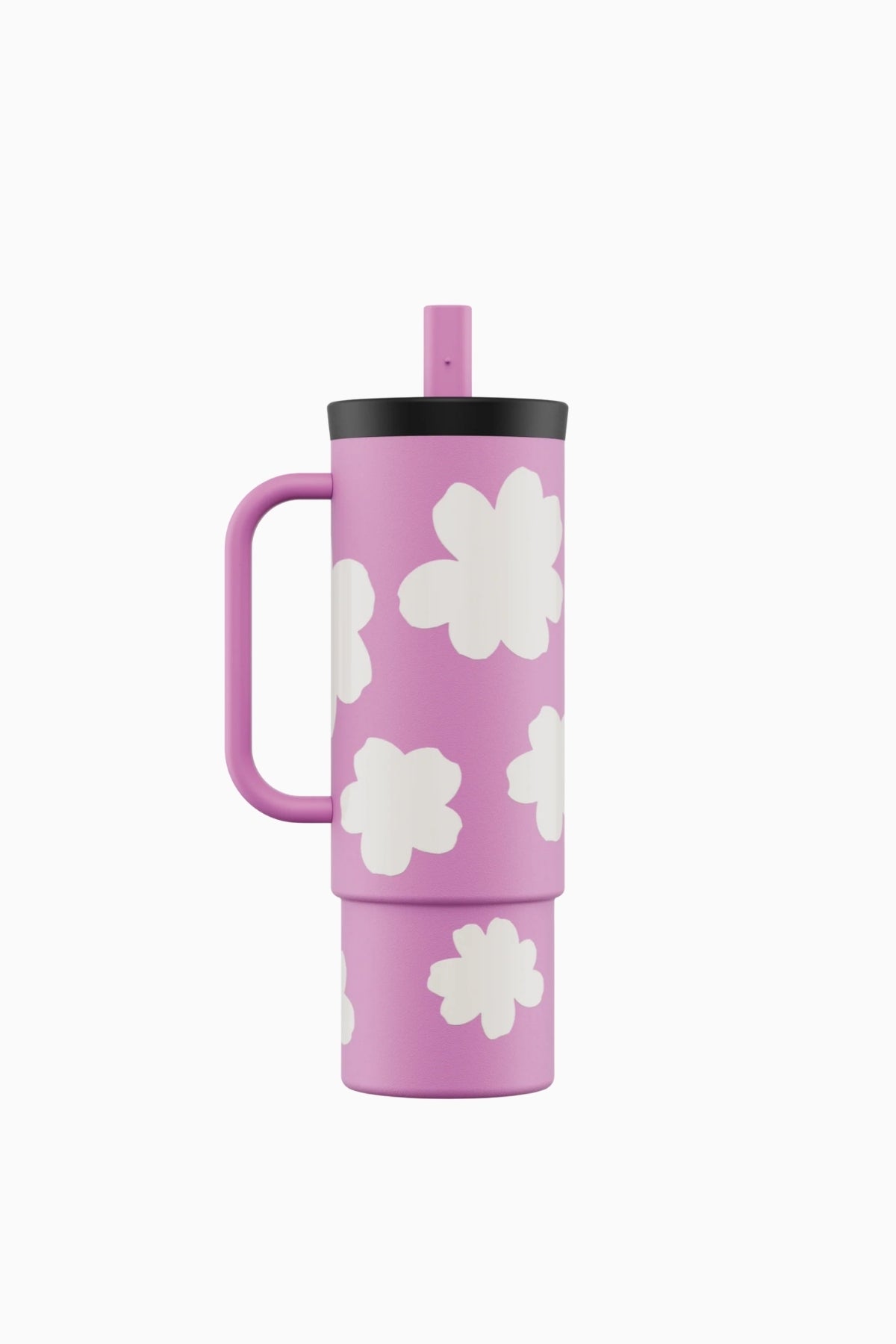 Straw Cup Daydreaming Pink Pipetli Paslanmaz Çelik Termos 800 ml