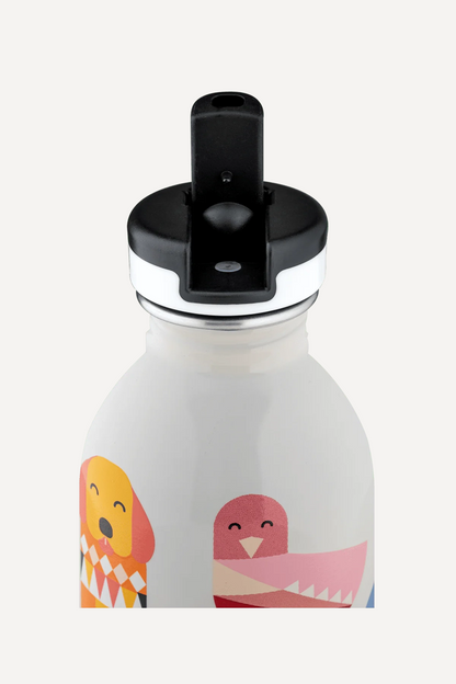 Kids Bottle Best Friends Paslanmaz Çelik Çocuk Su Matarası 250 ml