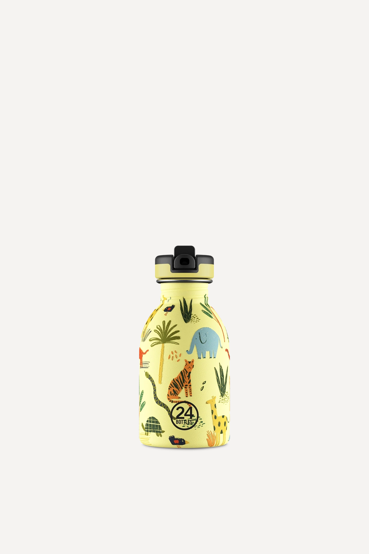 Kids Bottle Jungle Friends Paslanmaz Çelik Çocuk Su Matarası 250 ml