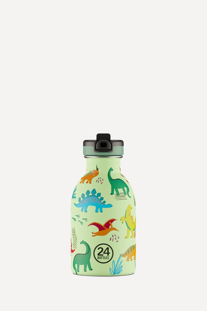 Kids Bottle Jurassic Friends Paslanmaz Çelik Çocuk Su Matarası 250 ml