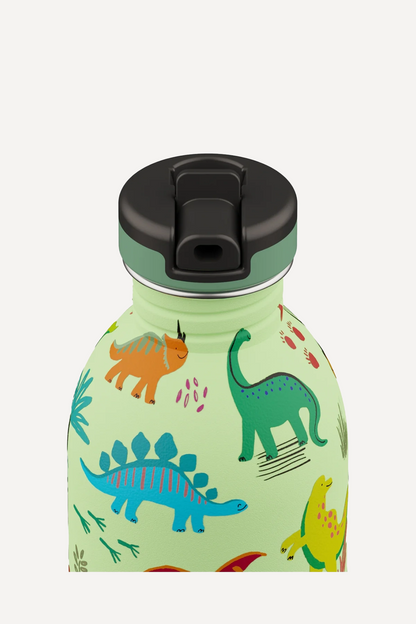 Kids Bottle Jurassic Friends Paslanmaz Çelik Çocuk Su Matarası 250 ml