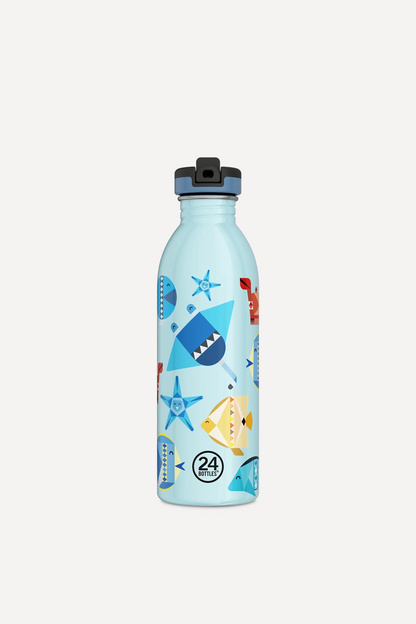 Kids Bottle Sea Friends Paslanmaz Çelik Çocuk Su Matarası 500 ml